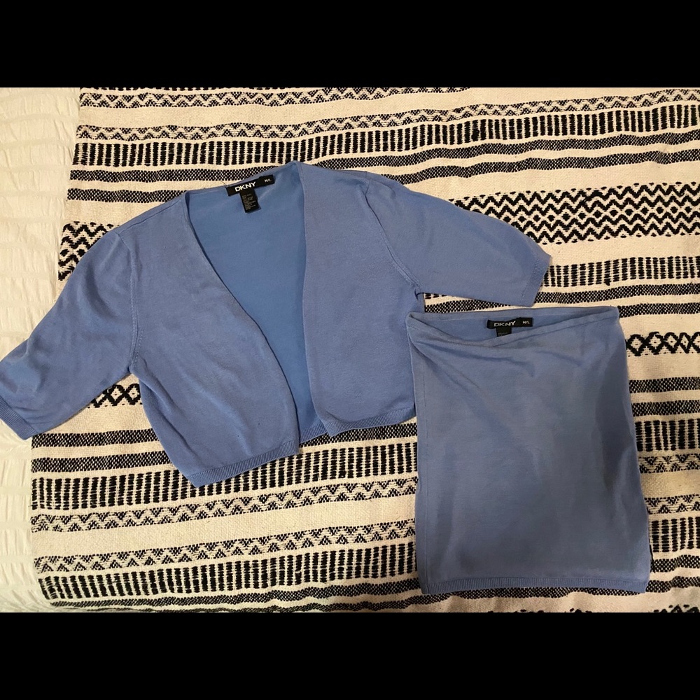 Tube Top Sweater Set